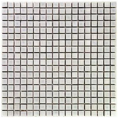 Итальянская мозаика мрамор Skalini MRC-(GREY)-1 серый светлый квадрат