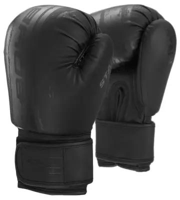 Перчатки боксёрские BoyBo Stain, флекс, цвет чёрный, 12 унций