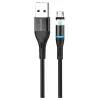 Магнитный кабель зарядки телефона (Черный) Micro-USB для Sony Xperia miro