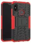 Чехол Hybrid Armor для Xiaomi Mi A2 Lite / Redmi 6 Pro (черный + красный)