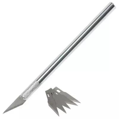 BRAUBERG Нож макетный 235405 8 мм серебристый