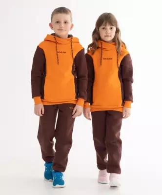 Комплект одежды Mivilini, размер 110, коричневый