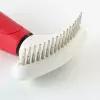 Расчёска для шерсти с вращающимися зубчиками Пижон Premium, 9,5 х 17 см, красная 7438027
