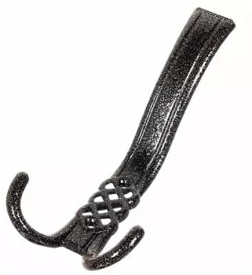 Крючок-вешалка Металлист, №31, полимерное покрытие серебро