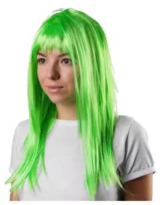 Карнавальный парик "Красотка", цвет зеленый