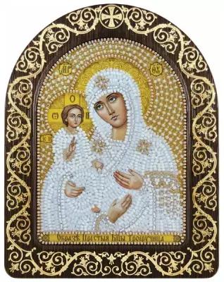 Набор для вышивания Нова Слобода СН №02 Православный киот 5016 Богородица Троеручица 13.5 х 17 см 1 шт