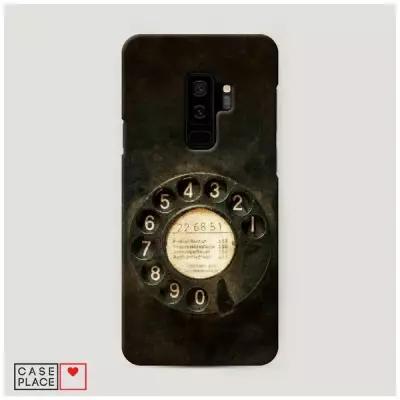 Чехол Пластиковый Samsung Galaxy S9 Plus Старинный телефон