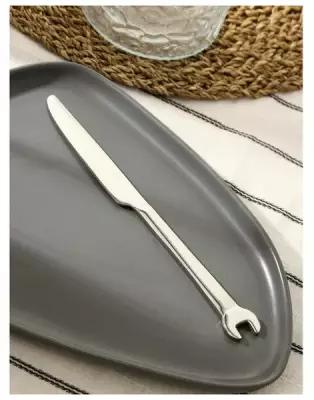 Нож столовый из нержавеющей стали Magistro Workshop, h=22 см, цвет серебряный