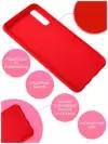 Чехол (накладка) Vixion TPU для Samsung Galaxy A30s / A50 / Самсунг Галакси А50 с подкладкой (красный) Summer
