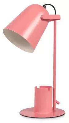 Лампа офисная IN HOME СНО 16Р, E27, 40 Вт, цвет арматуры: розовый, цвет плафона/абажура: розовый