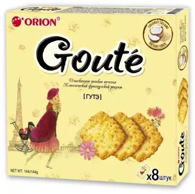 Печенье Orion Goute затяжное, 144 г