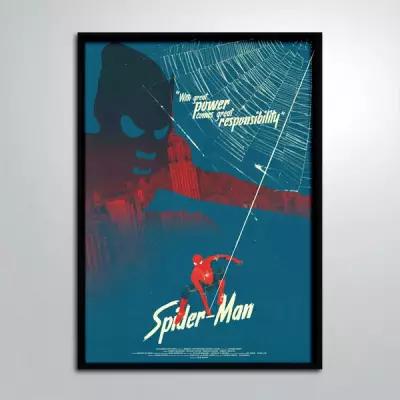 Постер в раме/Тоби Магуайр Человек Паук Артовый Питер Паркер Spider Man