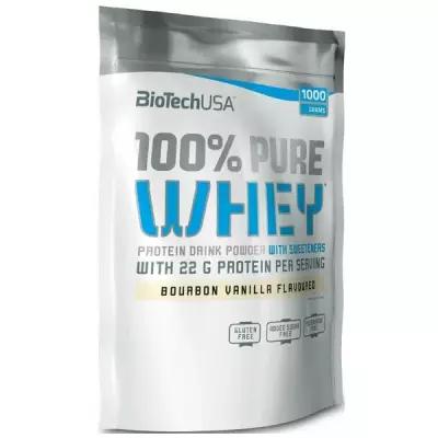Протеин сывороточный BioTech USA 100% Pure Whey (1000 г) Соленая карамель
