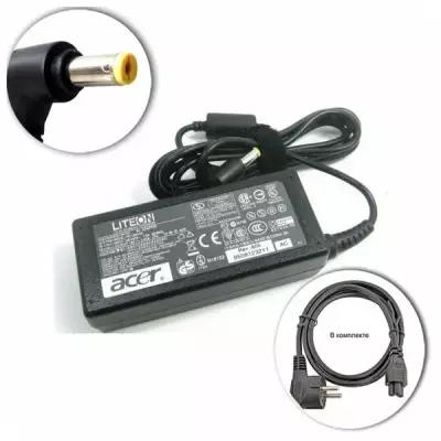 Блок питания (зарядка, сетевой адаптер) для Acer TravelMate 2430 (сетевой кабель в комплекте)