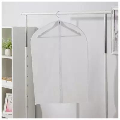 Чехол для одежды плотный Доляна, размер 60×80 см, PEVA, цвет белый