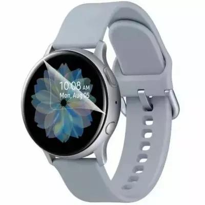 Гидрогелевая защитная пленка для смарт часов Samsung Galaxy Watch Active (40 mm), бронепленка самовосстанавливающееся для самсунг вотч, матовая (6 шт.)