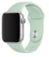 Ремешок силиконовый для Apple Watch 38/40/41мм (59), светло-бирюзовый, на кнопке
