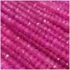 Агат бусины граненые Кукуруза 4х3 мм, 35 см/нить, около 110 шт, цвет: Розовый