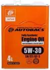 Autobacs engine oil sae 5w30 api sn/cf 4л