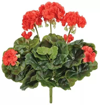 Искусственные цветы/Декоративное растение для интерьера/Искусственная герань цветущий куст