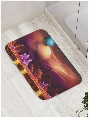 Коврик JoyArty противоскользящий "Параллельная Вселенная" для ванной, сауны, бассейна, 77х52 см