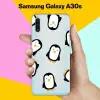 Силиконовый чехол на Samsung Galaxy A30s Пингвин / для Самсунг Галакси А30с