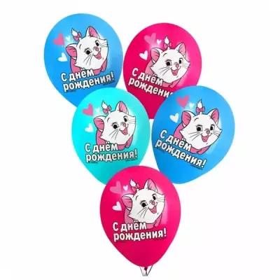Disney Воздушные шары цветные "Мари", Коты Аристократы, 12 дюйм (набор 25 шт)