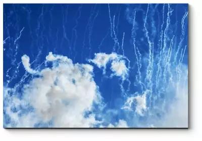 Модульная картина Летая в облаках 30x20