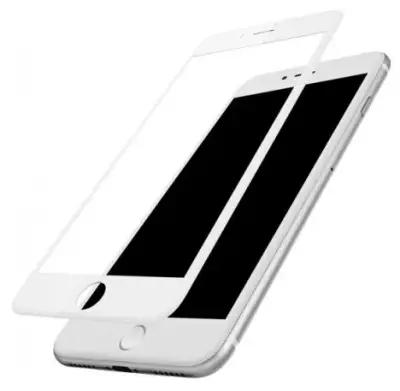 Защитное стекло для Apple iPhone 7 Tempered Glass 3D белое ударопрочное