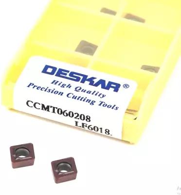 DESKAR пластина токарная (1 шт) CCMT060208 LF6018
