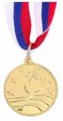 Медаль тематическая «Танцы одиночные», золото, d3,5 см