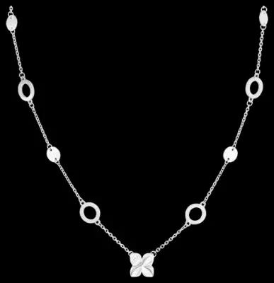 PLATINA jewelry Колье из белого золота 585 пробы с бриллиантом 07-0249-00-101-1120
