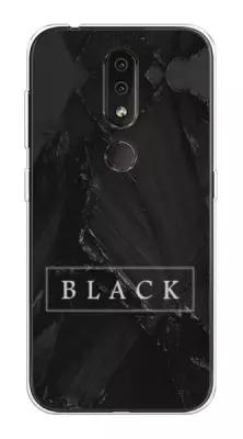 Силиконовый чехол "Black цвет" на Nokia 4.2 / Нокиа 4.2