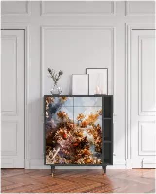 Комод - STORYZ - BS6 Versailles by Michelangelo, 94 x 110 x 41 см, Антрацит