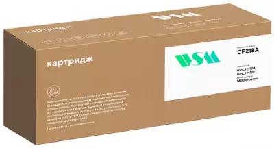 Картридж для принтера VSM CF218A для HP LaserJet M132/M104, черный