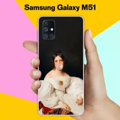 Силиконовый чехол на Samsung Galaxy M51 Пузырь / для Самсунг Галакси М51
