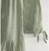 Платье женское в стиле бохо, 100% хлопок, Испания, ID: U4536Vg (M (44-46), Зелёный)