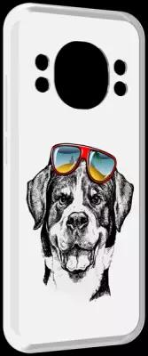 Чехол MyPads счастливая собака для Doogee S98 / S98 Pro задняя-панель-накладка-бампер