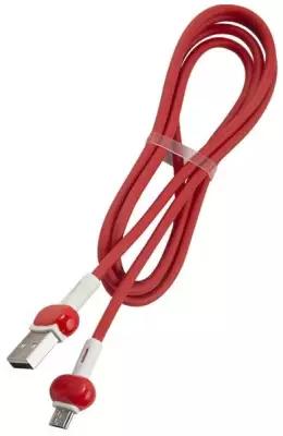 Дата-кабель Red Line Candy USB - Micro USB, красный УТ000021984