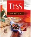 Чай черный Tess Pleasure в пакетиках, шиповник, яблоко, 100 пак