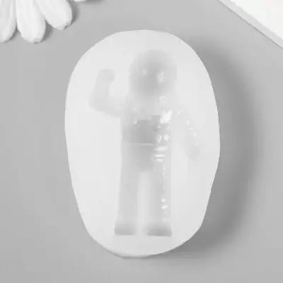 Молд силикон "Космонавт - Привет!" 1,7х8х5 см