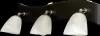 Настенный светильник на три плафона. Поворотный механизм. Бра из массива дерева Серия Аврора. Российский производитель Магия Света