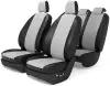 Чехлы на сиденья для Форд Фокус 3 (Ford Focus 3 Ambiente/Trend) Классик (Экокожа) Коричневый+Чёрный / AutoKot / PFocus3AmbienteTrendlinekor