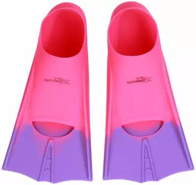 Ласты для плавания детские Training fins Light Swim LSF11 (CH) Розовый/Фиолетовый, р. 30-33