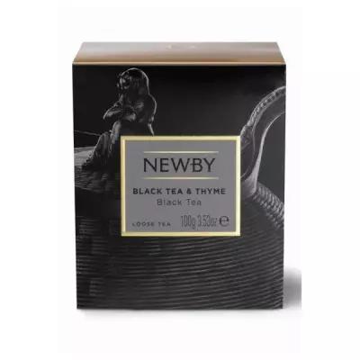 Чай черный Newby чабрец, 100г
