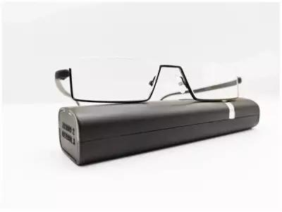 Строгие мужские готовые очки для чтения и дали с UV защитой и футляром +2.75
