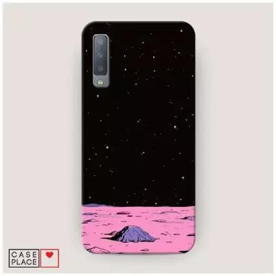Пластиковый чехол "i can't go to coachella" на Samsung Galaxy A7 2018 / Самсунг Галакси А7 2018