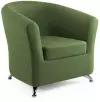 Кресло Шарм-Дизайн Евро зеленая рогожка