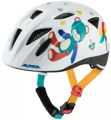 Велошлем Alpina Ximo white bear gloss 49-54