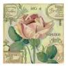 Набор для вышивания мулине нитекс арт.0107 Английская роза 25х25 см